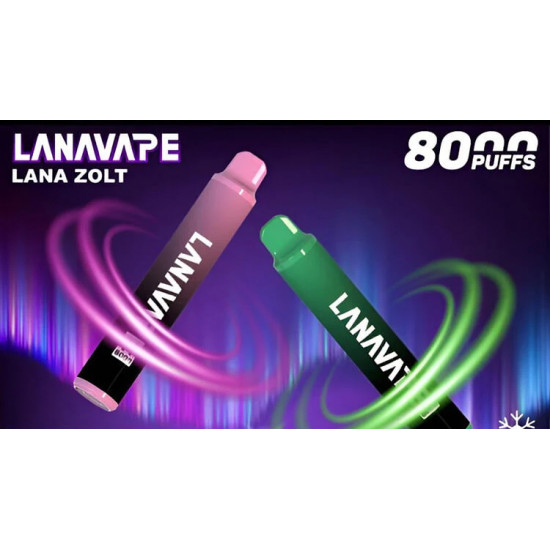 正品 LANA一次性電子煙 LANA一次性8000口拋棄式