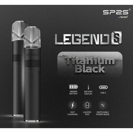 SP2S 鈦發光主機 SP2S 鈦主機 適配一代Lana/SP2s Pro/Ilia等一代煙彈